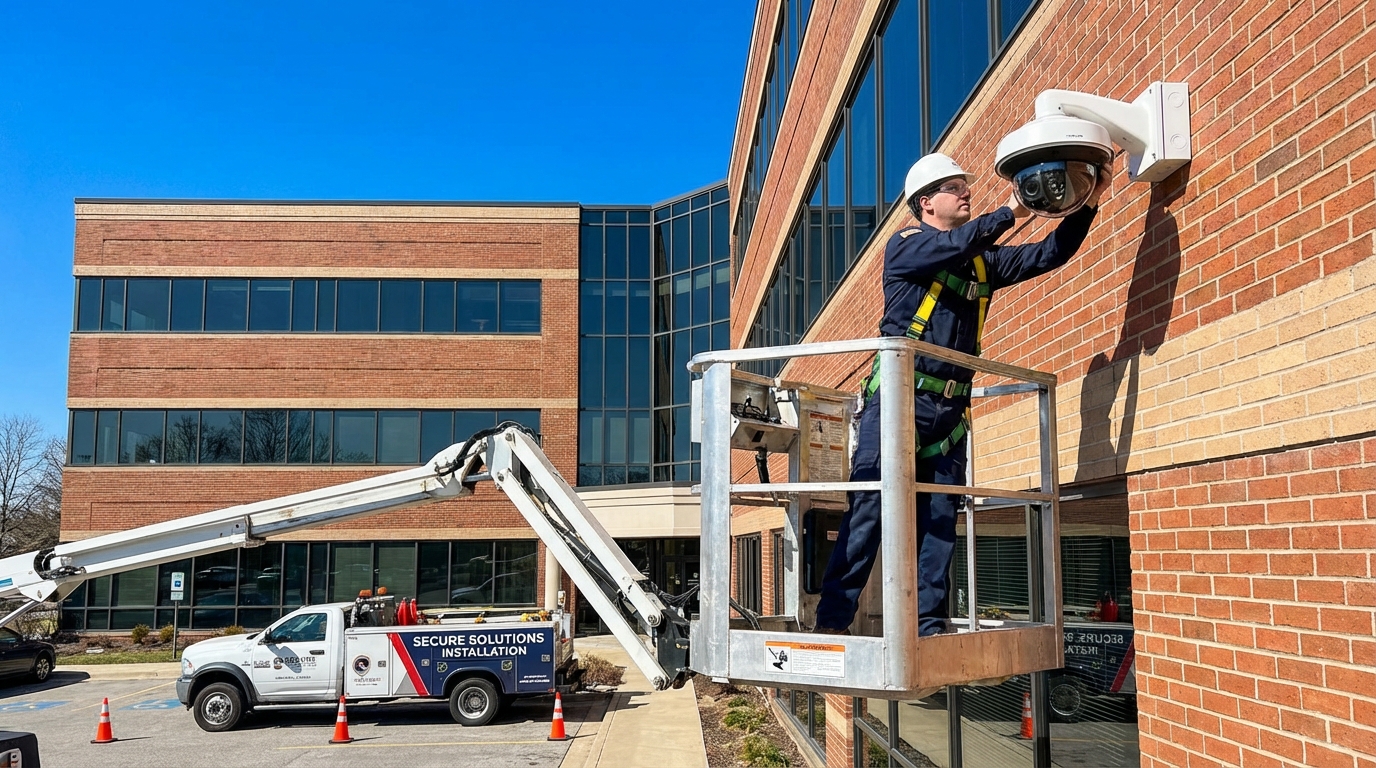 Enterprise surveillance camera installation — Richesin Engineering