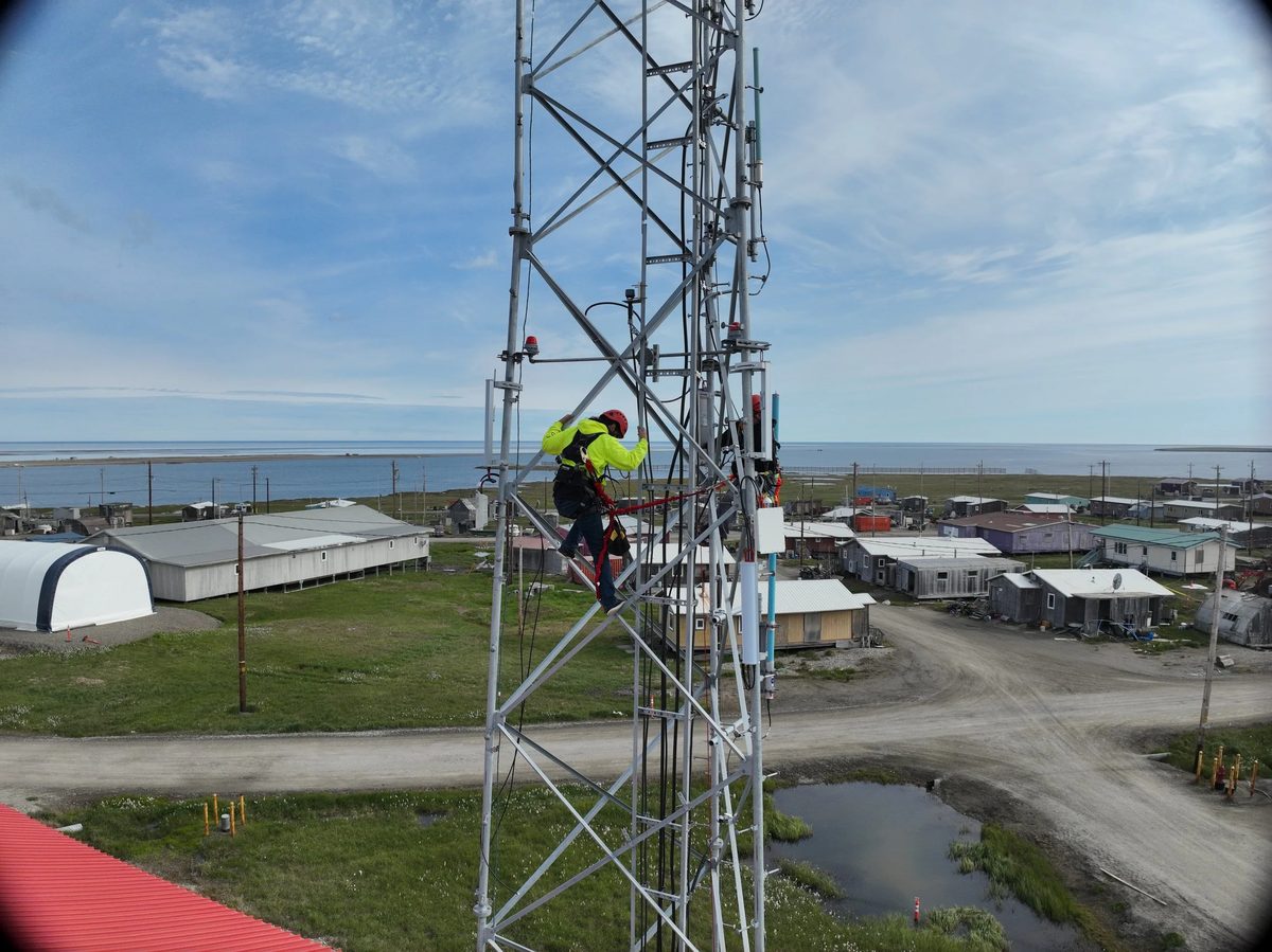 FAA Part 107 drone inspection of telecom infrastructure — Richesin Engineering