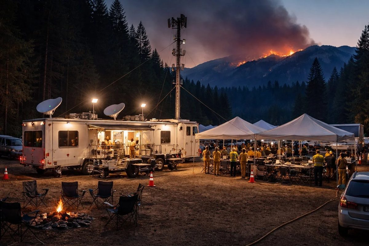 Wildfire incident command post communications — Richesin Engineering